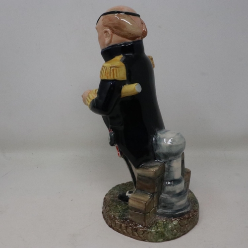 250 - Limited edition Bairstow Manor Winston Churchill figurine, First Sea Lord, 16/250, no cracks or chip... 