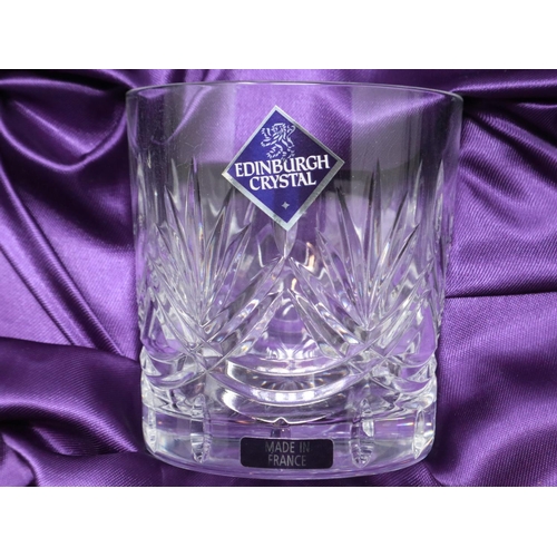 270 - Set of six Edinburgh Crystal International whisky tumblers, boxed. UK P&P Group 2 (£20+VAT for the f... 