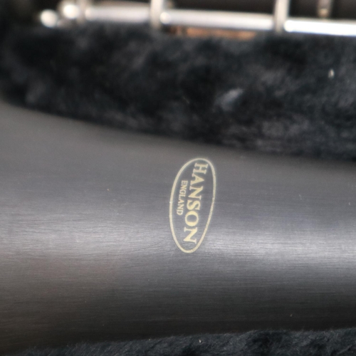 320 - Hanson England clarinet in carry bag. UK P&P Group 3 (£30+VAT for the first lot and £8+VAT for subse... 