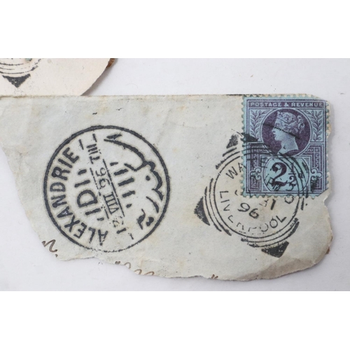 365 - Mixed Victorian stamps to paper. UK P&P Group 1 (£16+VAT for the first lot and £2+VAT for subsequent... 