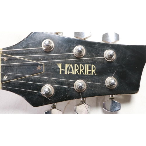 320A - Harrier DraK Warlock electric guitar. Not available for in-house P&P