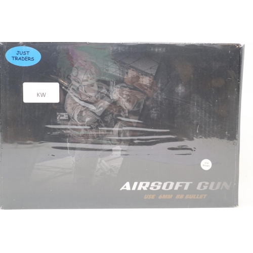 2015 - New old stock airsoft pistol, model V19 in silver, boxed and factory sealed. UK P&P Group 1 (£16+VAT... 