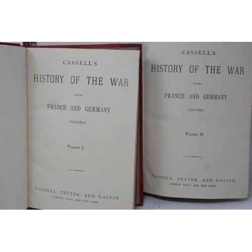 2102 - History of the war between France and Germany 1870-1871, two volumes, published by Cassell, Petter a... 