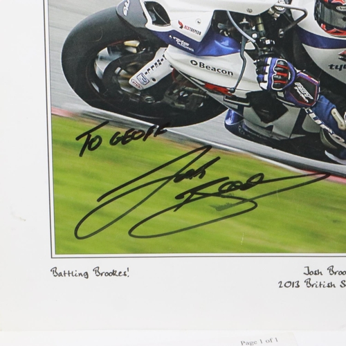 2010 - Superbike interest: A collection of signed publicity shot photographs and prints. UK P&P Group 1 (£1... 