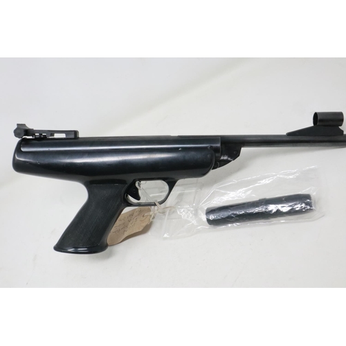 2022 - BSA Scorpion 22 cal air pistol, with cocking lever, recently serviced. UK P&P Group 1 (£16+VAT for t... 