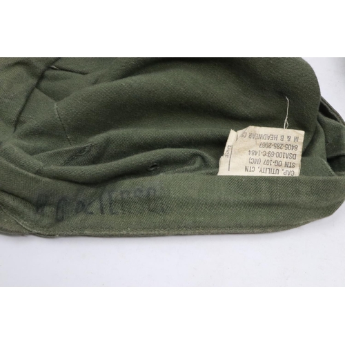 2084 - American Vietnam war period jungle boonie hat, with a similar period US Marines utility cap (2). UK ... 