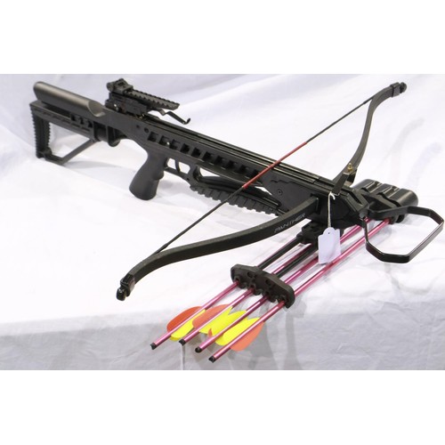 2031 - Anglo Arms Panther high power crossbow with bolts. UK P&P Group 3 (£30+VAT for the first lot and £8+... 