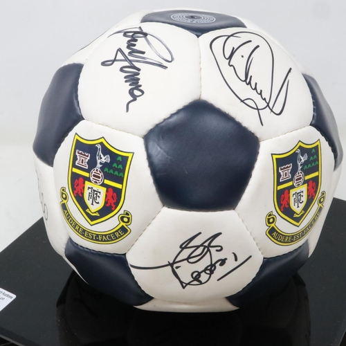 2023 - 1997-1999 signed Tottenham Hotspur football, in presentation case. UK P&P Group 3 (£30+VAT for the f... 