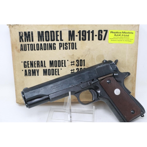 2131 - RMI model M1911 -67 replica 1911, full moving parts, boxed. UK P&P Group 2 (£20+VAT for the first lo... 