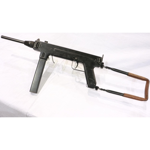 2138 - Madsen SMG, full working bolt, numbered 113213, with deactivation certificate. This model as used by... 