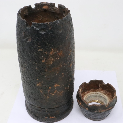 2143 - A WWI artillery shell projectile. Not available for in-house P&P