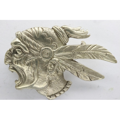 2184 - WWII silver brooch for the US 93rd Aero Squadron. UK P&P Group 1 (£16+VAT for the first lot and £2+V... 