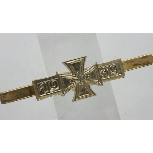 2187 - Post-war German Veterans tie pin for a solder who served in WWII. UK P&P Group 1 (£16+VAT for the fi... 