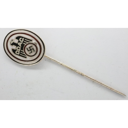 2190 - Third Reich DDAC (German Automobile Club) stick pin, in original postage box. UK P&P Group 1 (£16+VA... 