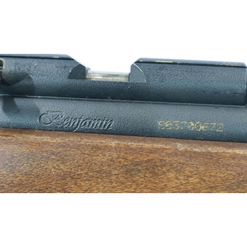 2030A - Benjamin model AS392 .22 cal air rifle, not complete. UK P&P Group 3 (£30+VAT for the first lot and ... 