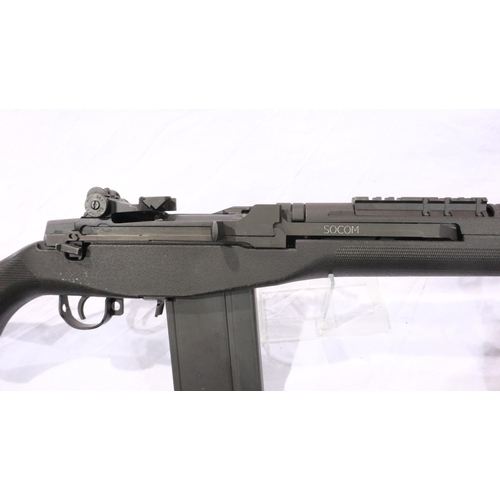 2037 - Tokyo Marui Socom US M14 BB firing electric rifle, marked for Springfield Armoury. No battery. UK P&... 