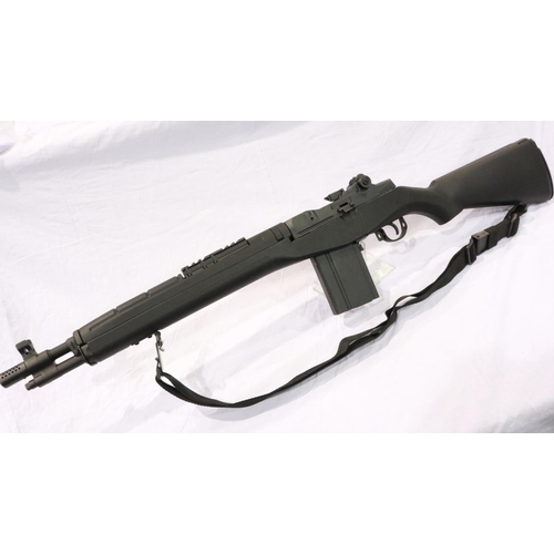 2037 - Tokyo Marui Socom US M14 BB firing electric rifle, marked for Springfield Armoury. No battery. UK P&... 