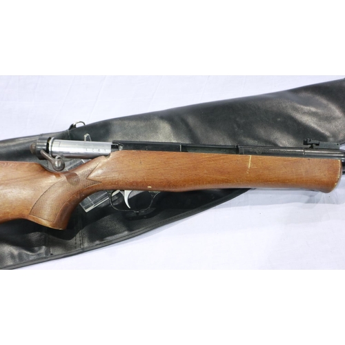 2039 - Saxby Palmer Ensign bolt action .22 cal air rifle, for repair, lacking shells, with gunslip. UK P&P ... 