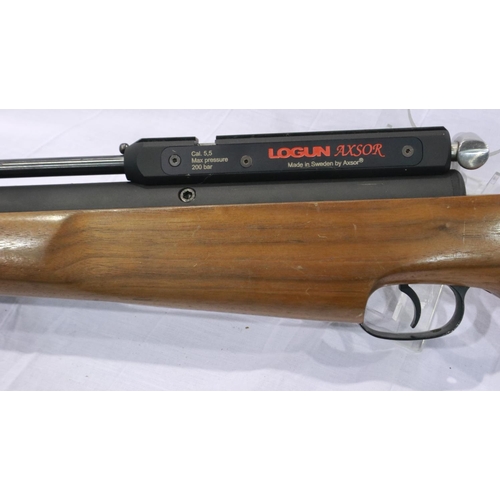 2039A - Logun Axsor .22 cal bolt action air rifle. UK P&P Group 3 (£30+VAT for the first lot and £8+VAT for ... 