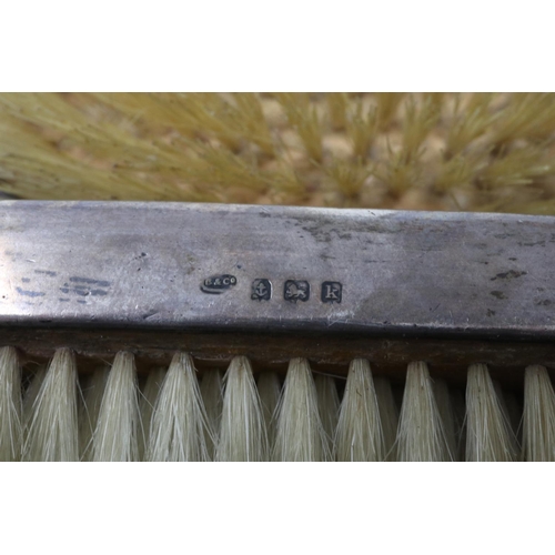 98B - Three hallmarked silver backed brushes. UK P&P Group 1 (£16+VAT for the first lot and £2+VAT for sub... 