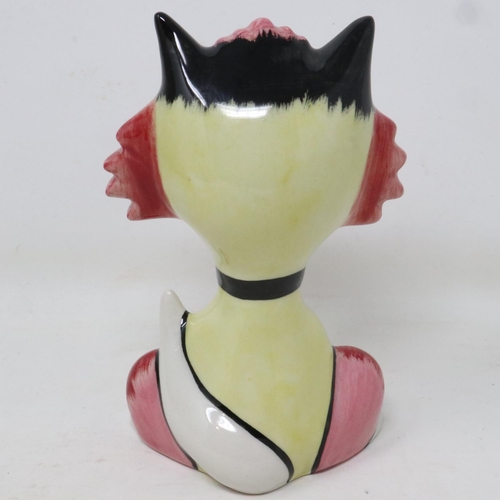 217 - Lorna Bailey cat, Sheba, no cracks or chips, H: 13 cm. UK P&P Group 1 (£16+VAT for the first lot and... 