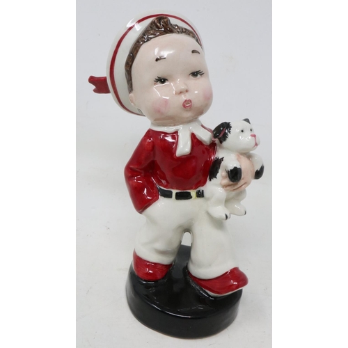 222 - Lorna Bailey Sailor Boy 1/1 colourway, no cracks or chips, H: 15 cm. UK P&P Group 1 (£16+VAT for the... 