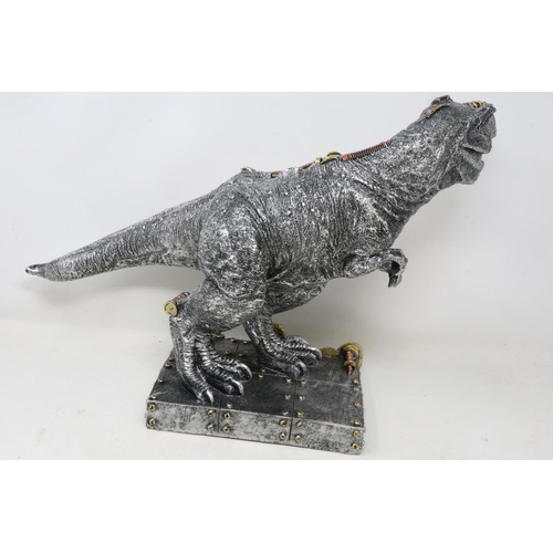 262 - Steampunk style T-Rex, H: 35 cm. UK P&P Group 3 (£30+VAT for the first lot and £8+VAT for subsequent... 