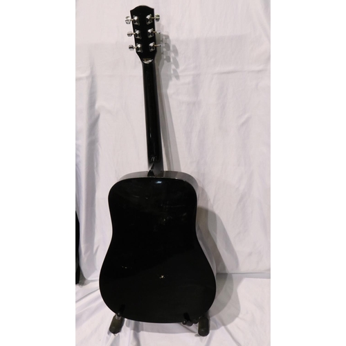 284 - Squier by Fender acoustic guitar model SA-105. Not available for in-house P&P