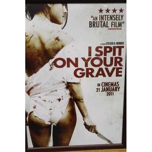 293 - Framed I Spit On Your Grave film poster, 41 x 56 cm. Not available for in-house P&P