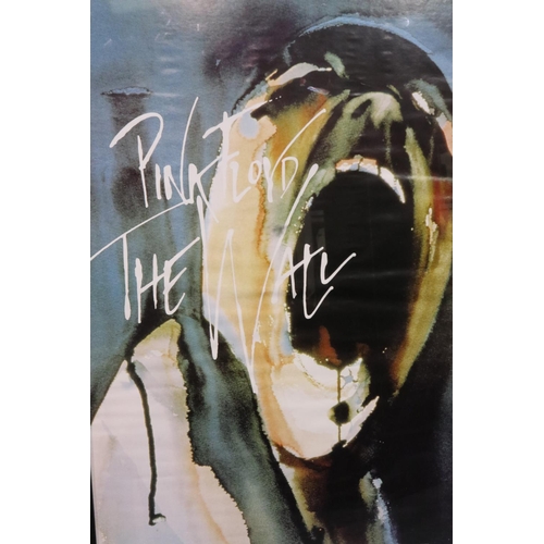 295 - Large framed poster Pink Floyd; The Wall, 60 x 90 cm. Not available for in-house P&P