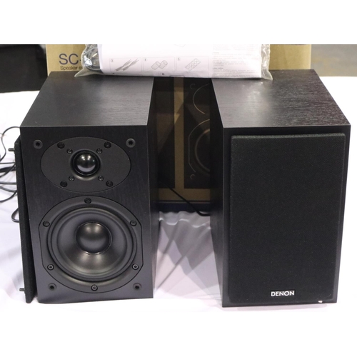 373 - Denon 5C-M41 speaker system, boxed. Not available for in-house P&P