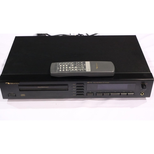 378 - Nakamichi MB-10 5 disc Musicbank CD player with remote, in good cosmetic condition and appears fully... 