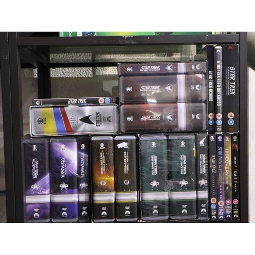 389 - Extensive collection of live action Star Trek series and movie DVD sets, Including Original, Next Ge... 