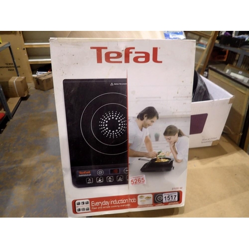 1517 - Tefal 2100W induction hob. Not available for in-house P&P