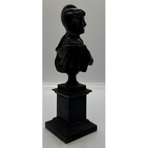 267A - Miniature bronze bust of a woman, H 15cm. UK P&P Group 2 (£20+VAT for the first lot and £4+VAT for s... 