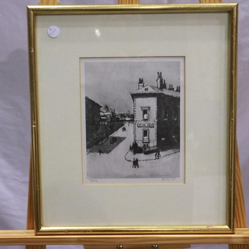 2004 - Harold Riley (1934 - 2023): two artist signed limited edition print, The Parcel Office at Victoria S... 