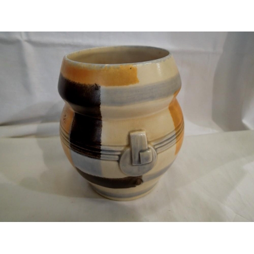 1202 - Beswick Art Deco vase stamped 192, no cracks or chips, H: 17 cm. UK P&P Group 2 (£20+VAT for the fir... 