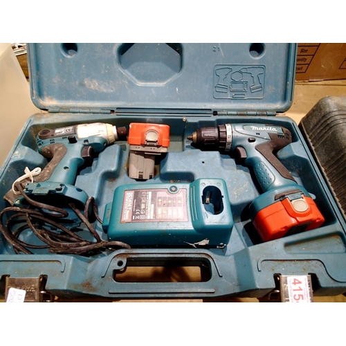 1662 - Makita drill set. All electrical items in this lot have been PAT tested for safety and have passed. ... 