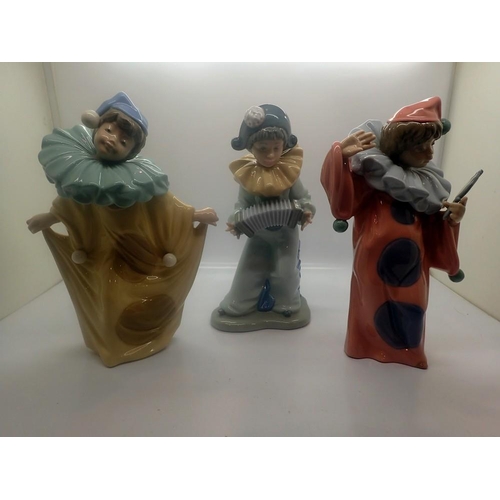 279 - Three Nao figures, no chips or cracks, largest H: 18 cm, all boxed. UK P&P Group 2 (£20+VAT for the ... 