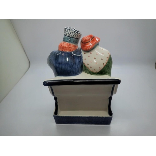 303 - Rye Pottery figurine, True Love, no chips or cracks, H: 20 cm. UK P&P Group 2 (£20+VAT for the first... 