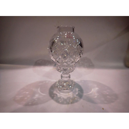 319 - Royal Doulton by Webb Corbett candle lamp, boxed, H: 24 cm. UK P&P Group 2 (£20+VAT for the first lo... 