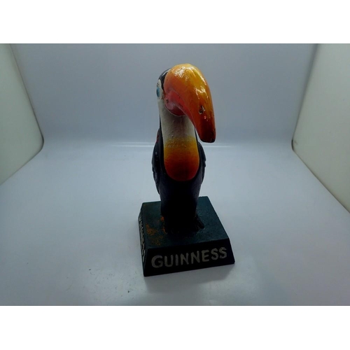 335 - Cast iron Guinness toucan figurine, H: 20 cm. UK P&P Group 3 (£30+VAT for the first lot and £8+VAT f... 