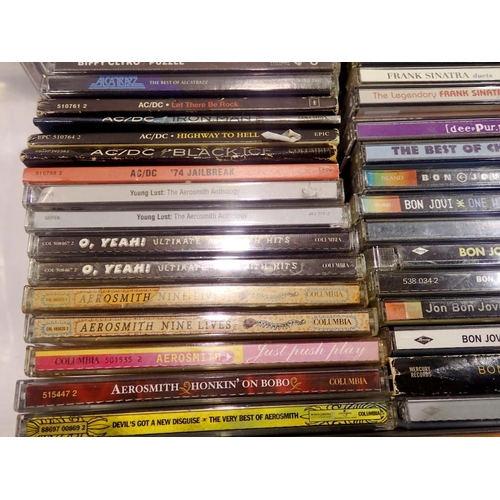 481 - Good selection of heavy rock CD's (100+) with DVD's, Stranglers VHS and three cassettes. UK P&P Grou... 