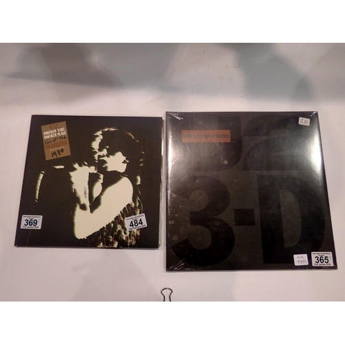 484 - U2 3-D Dance Mixes, factory sealed and U2 Live at the Marquee 1980 record. UK P&P Group 1 (£16+VAT f... 