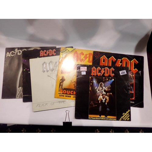 490 - Two AC/DC albums, three 12