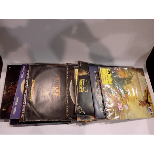 493 - Twenty rock albums, including Rush and Queen. UK P&P Group 2 (£20+VAT for the first lot and £4+VAT f... 