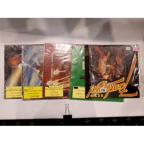 496 - Five ZZ Top albums. UK P&P Group 2 (£20+VAT for the first lot and £4+VAT for subsequent lots)