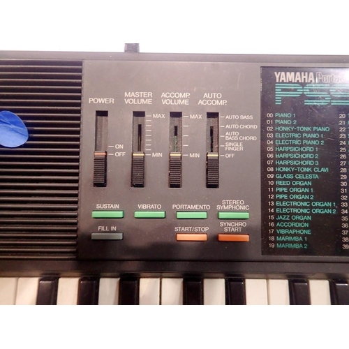 501 - Yamaha Portasound Voice Bank PSS-270 keyboard. Not available for in-house P&P