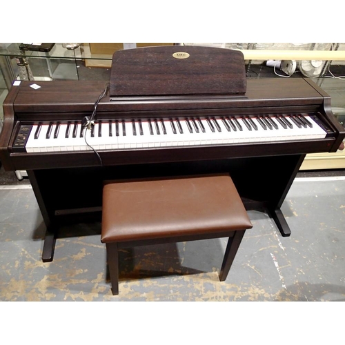 454 - Kawai digital piano CN2 with stool. All electrical items in this lot have been PAT tested for safety... 