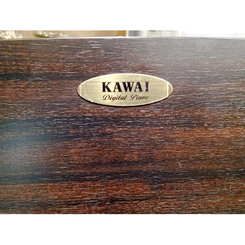 454 - Kawai digital piano CN2 with stool. All electrical items in this lot have been PAT tested for safety... 